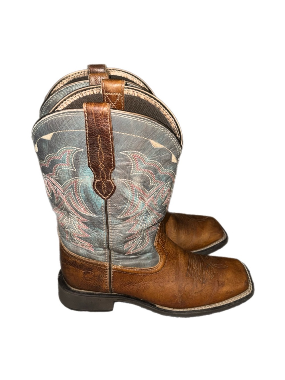 Ariat Delilah square toe Heeled Western Boots size 8
